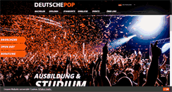Desktop Screenshot of deutsche-pop.com